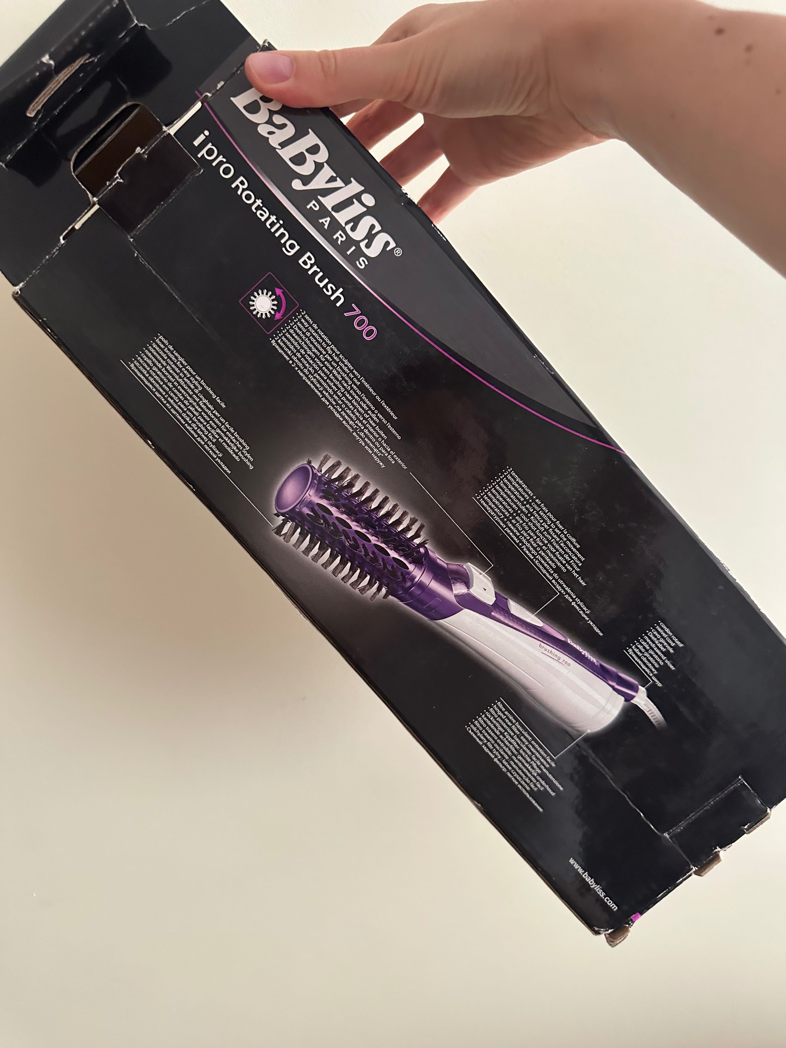 Babyliss escova de secar cabelo