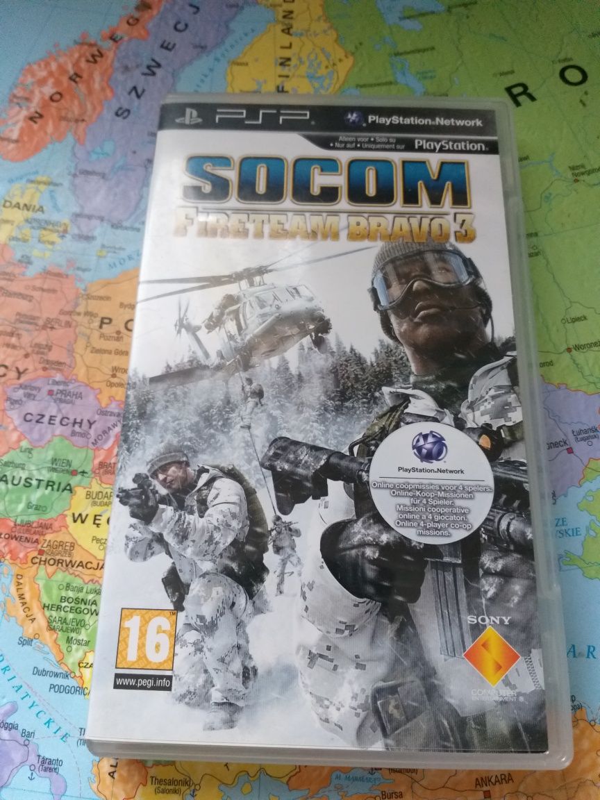 Gra Sony psp Socom fireteam bravo 3 wersja premierowa