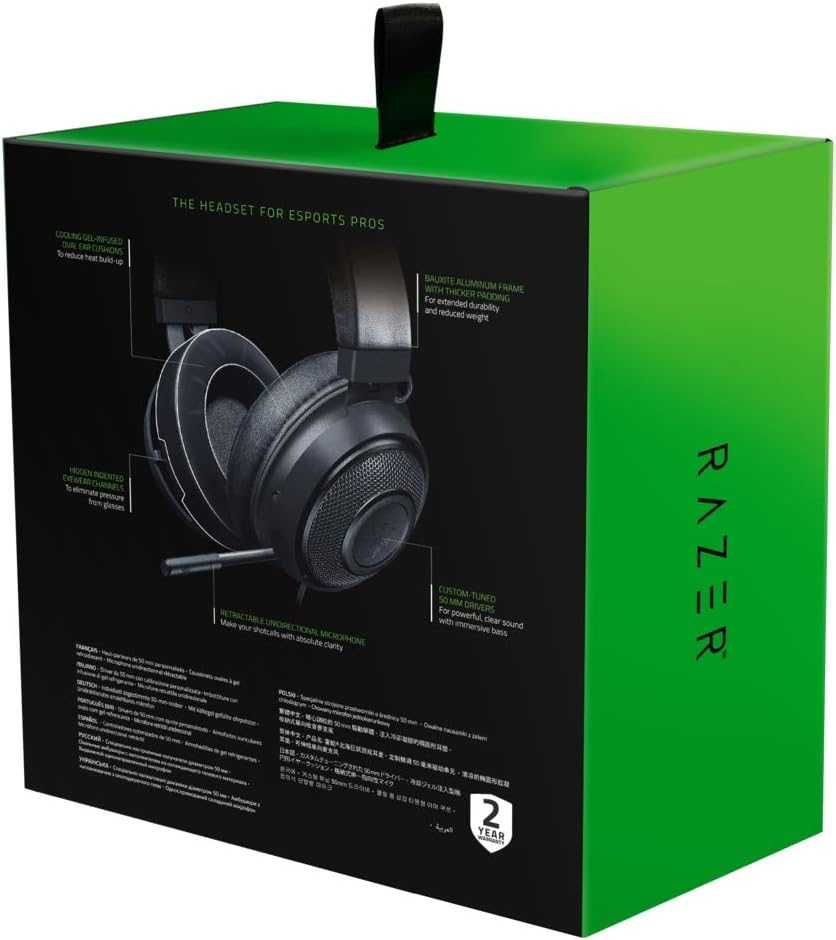 Razer Kraken X Słuchawki Gamingowe Czarne NOWE