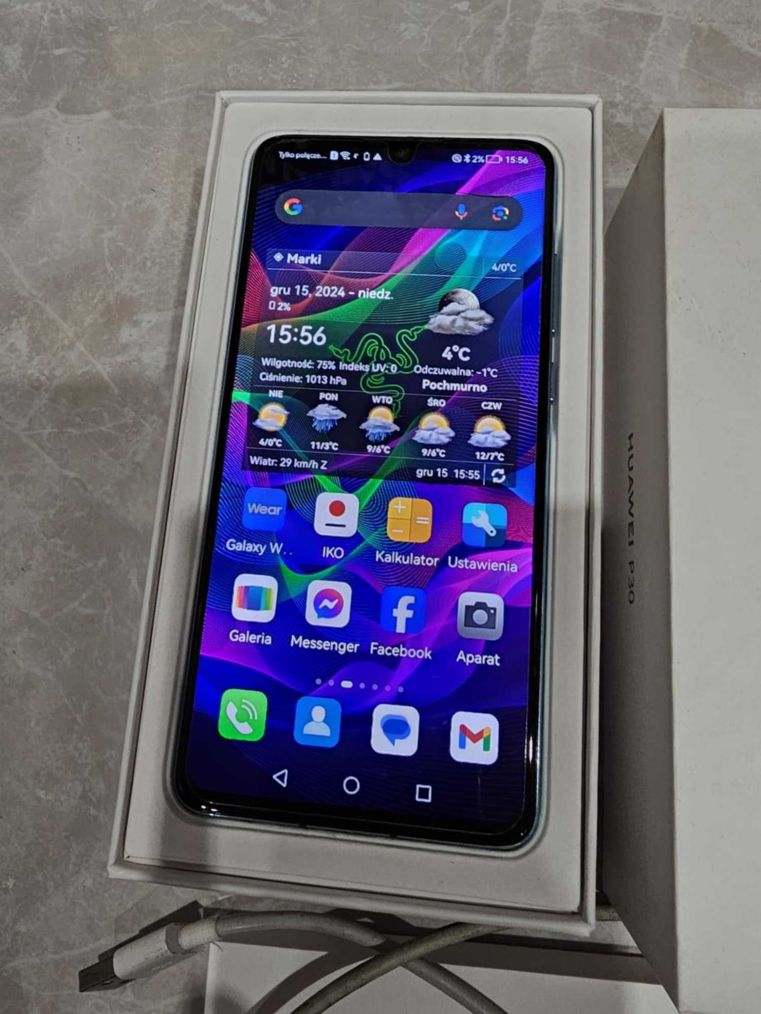 Smartfon Huawei P30 6 GB / 128 GB 4G (LTE) niebieski