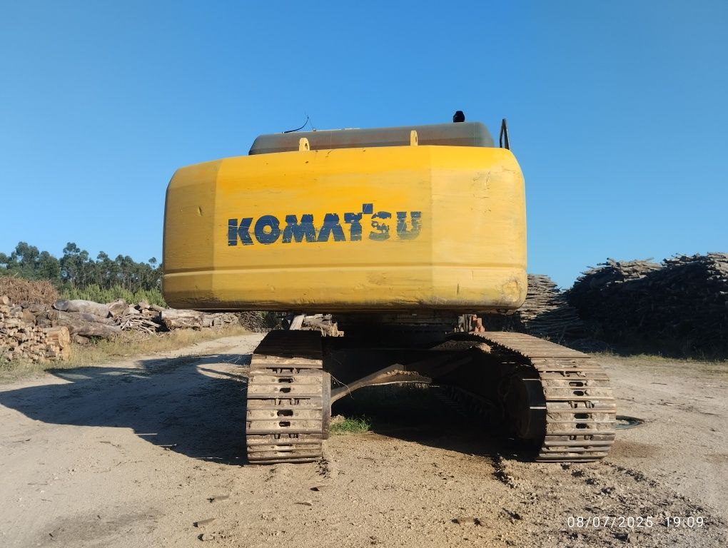 Komatsu PC210-7k NLC 2,5metros largura com tesoura Vicort de engate