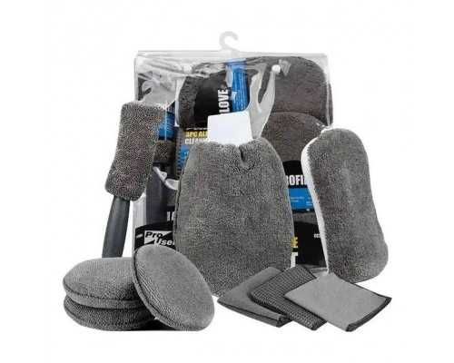 Набор полотенец из микрофибры 9 в 1 для мытья автомобиля