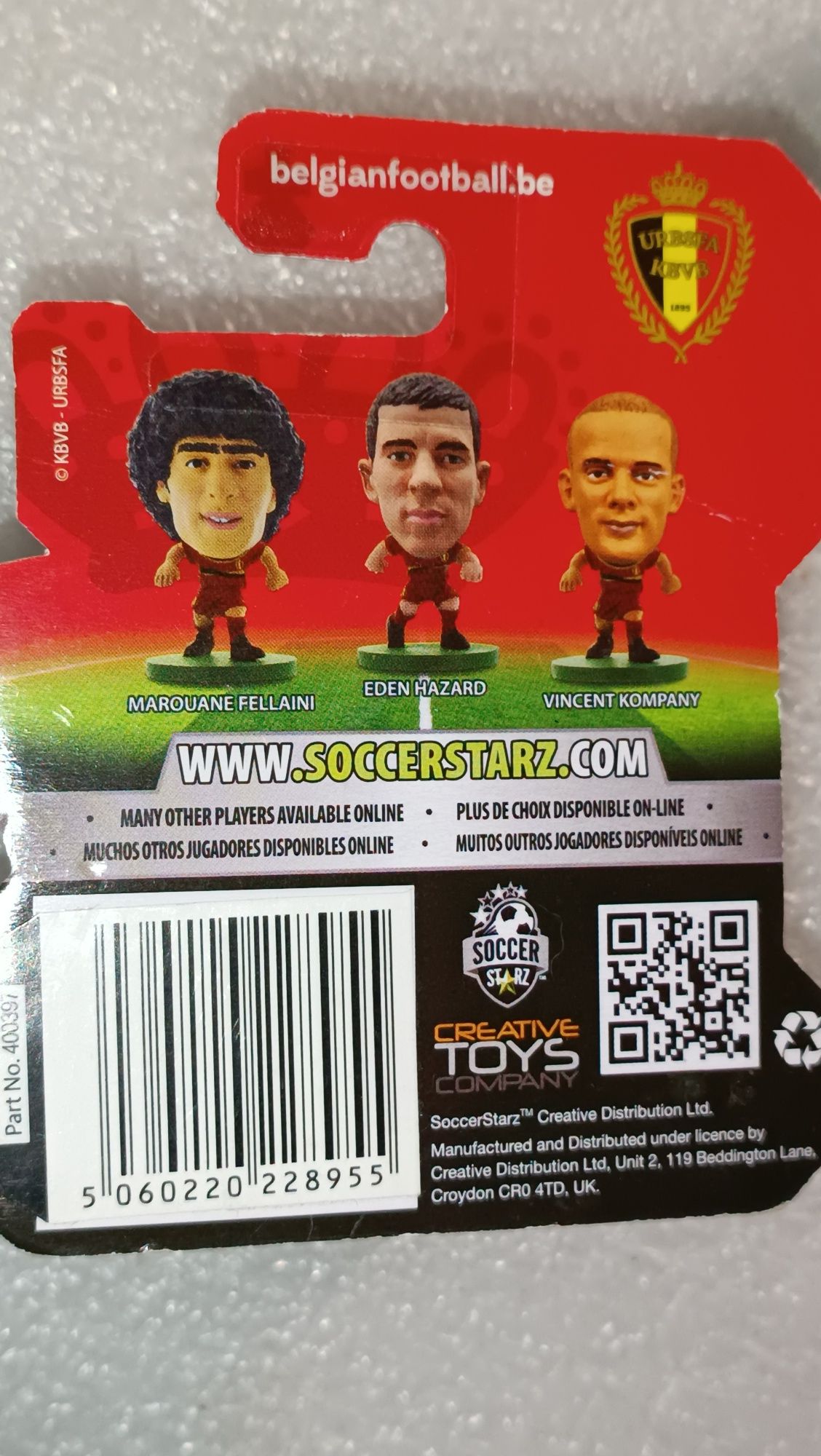 5 Mini Figuras futebol oficiais Soccer Stars - Seladas