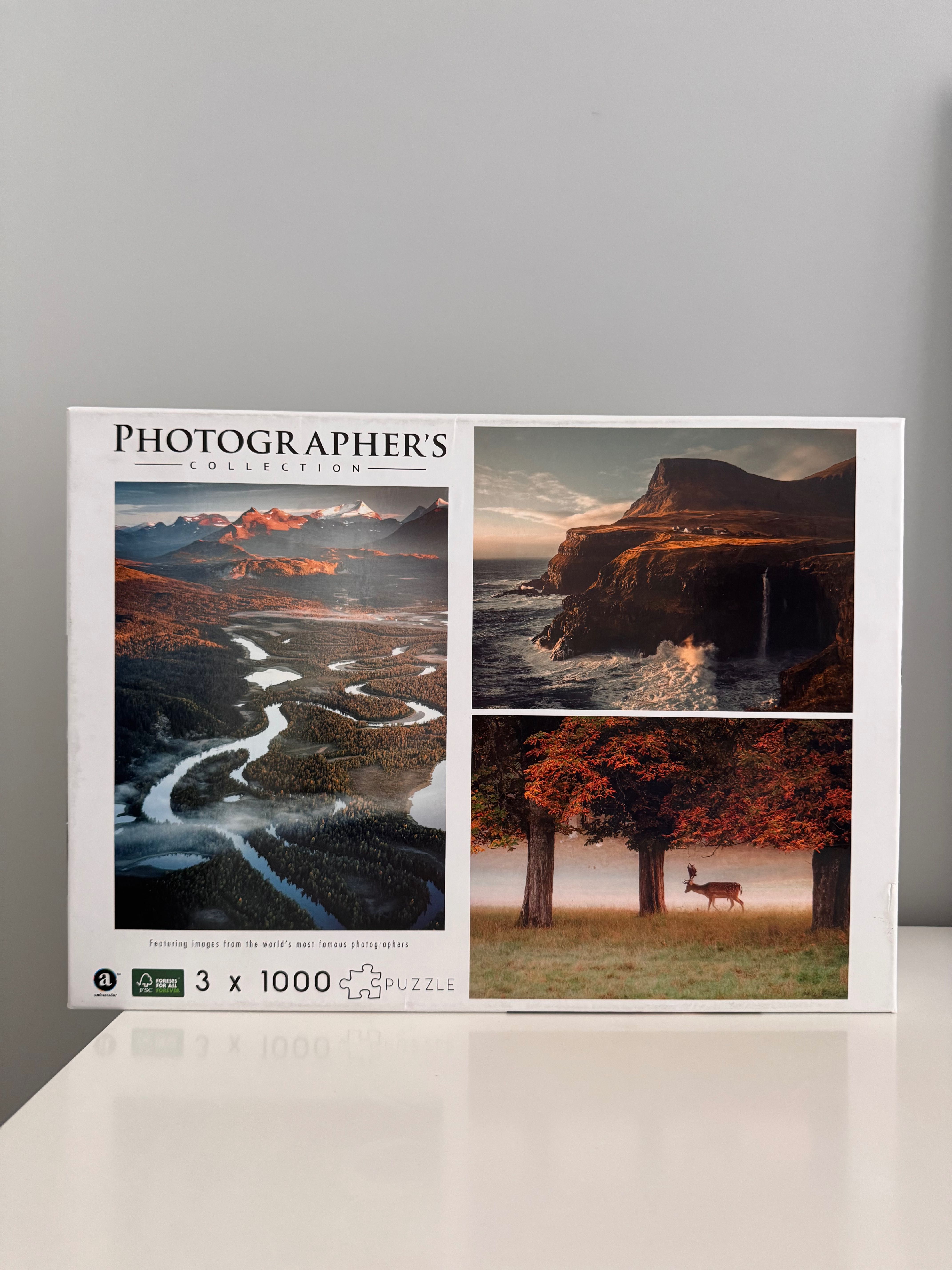 Puzzle Photographer’s Collection - 3 x 1000 elementów