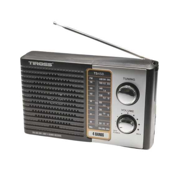Radio sieciowo-bateryjne AM, FM, SW Tiross TS-458
