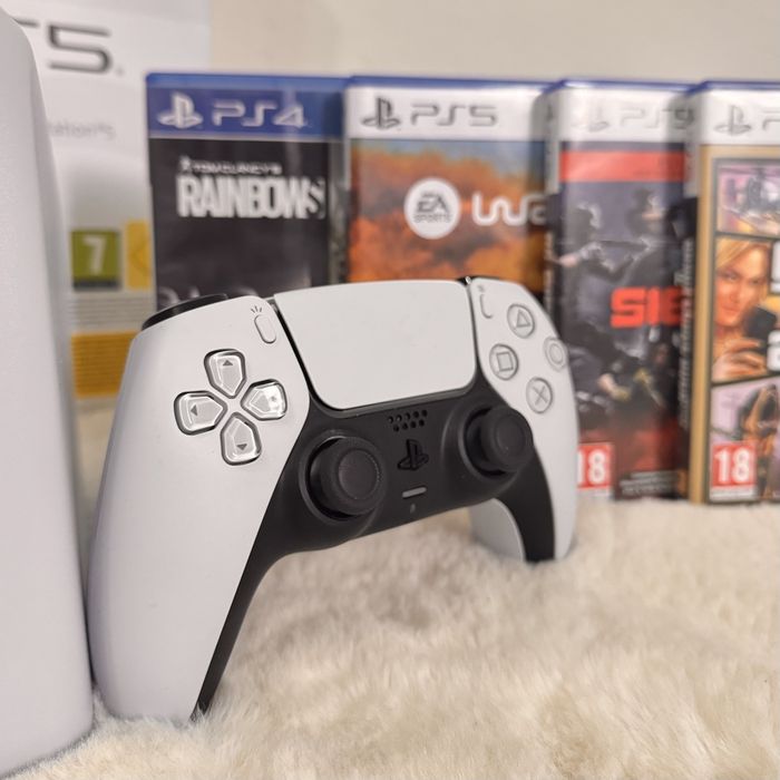 PS5 Slim Disc Edition 1TB + 7 jogos