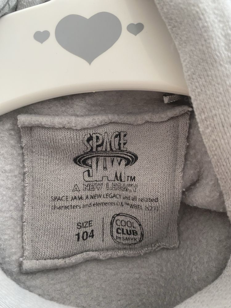 Bluza dresowa z kapturem, ciepla, na polarku, 104