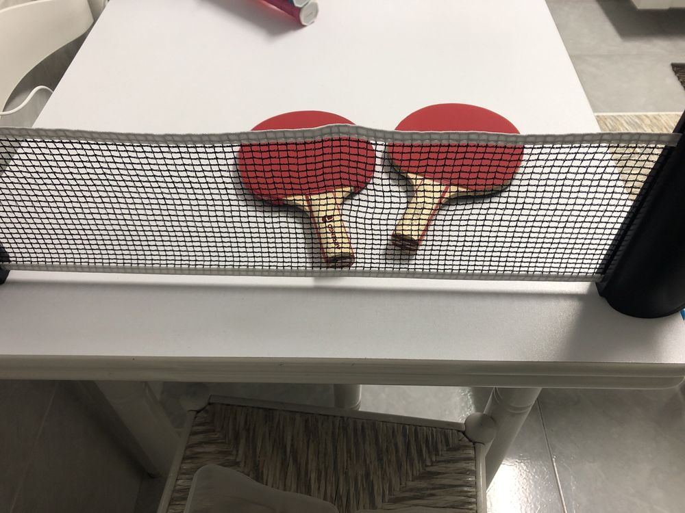 Conjunto de mini raquetes de ping pong