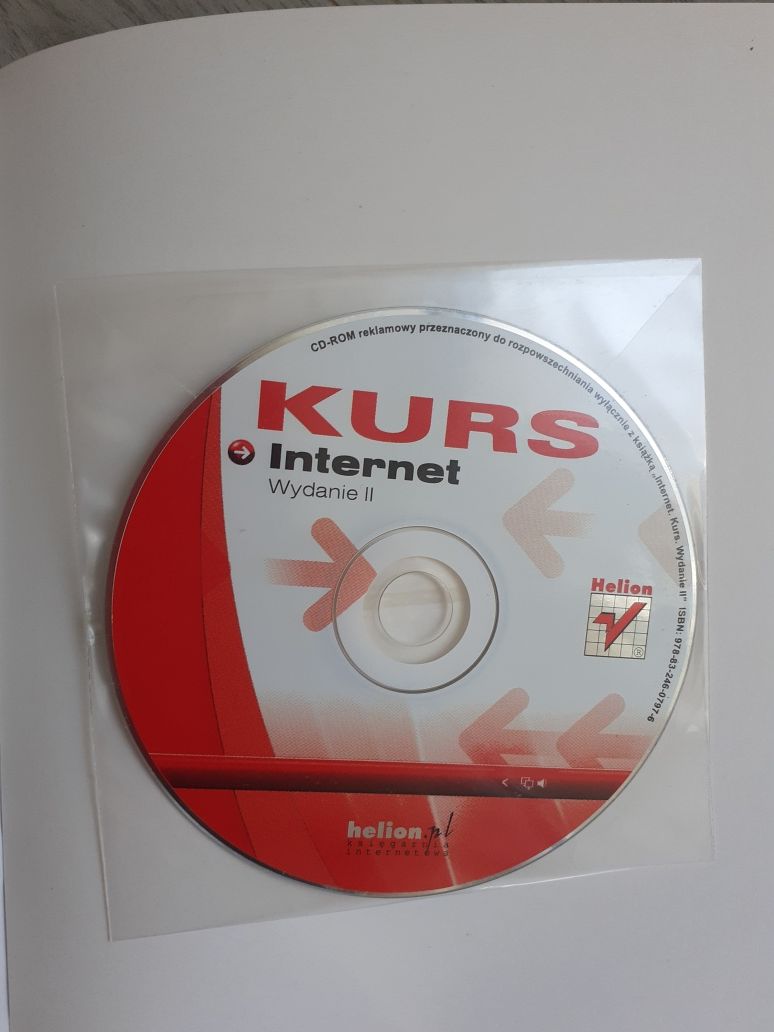 Książka-kurs Internet, z płytą - nowa