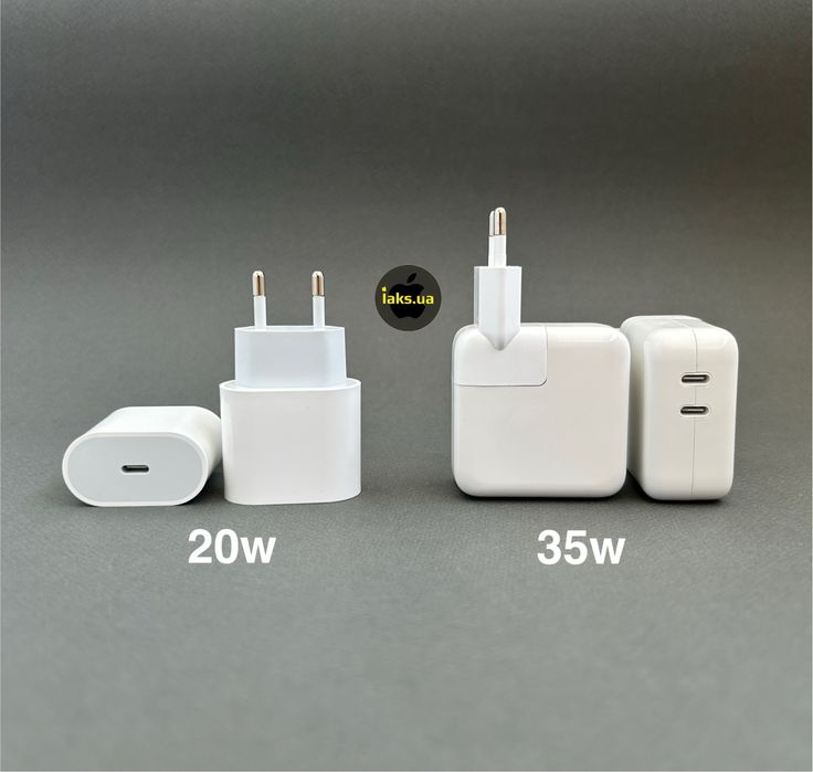 Power Adapter 20W / 35W USB-C зарядний блок адаптер швидка зарядка