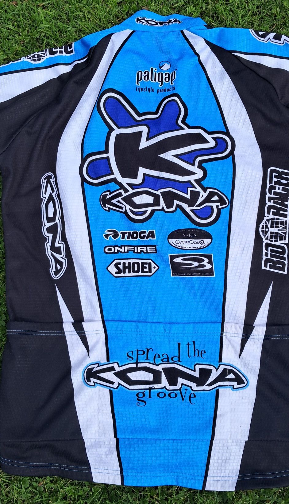 Kona koszulka kolarska vintage Bio Racer L Italy