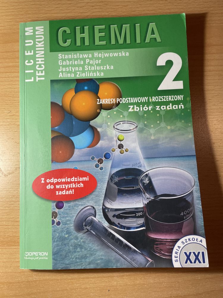 Chemia 2 zbiór zadań Operon hejwowska liceum zakres rozszerzony