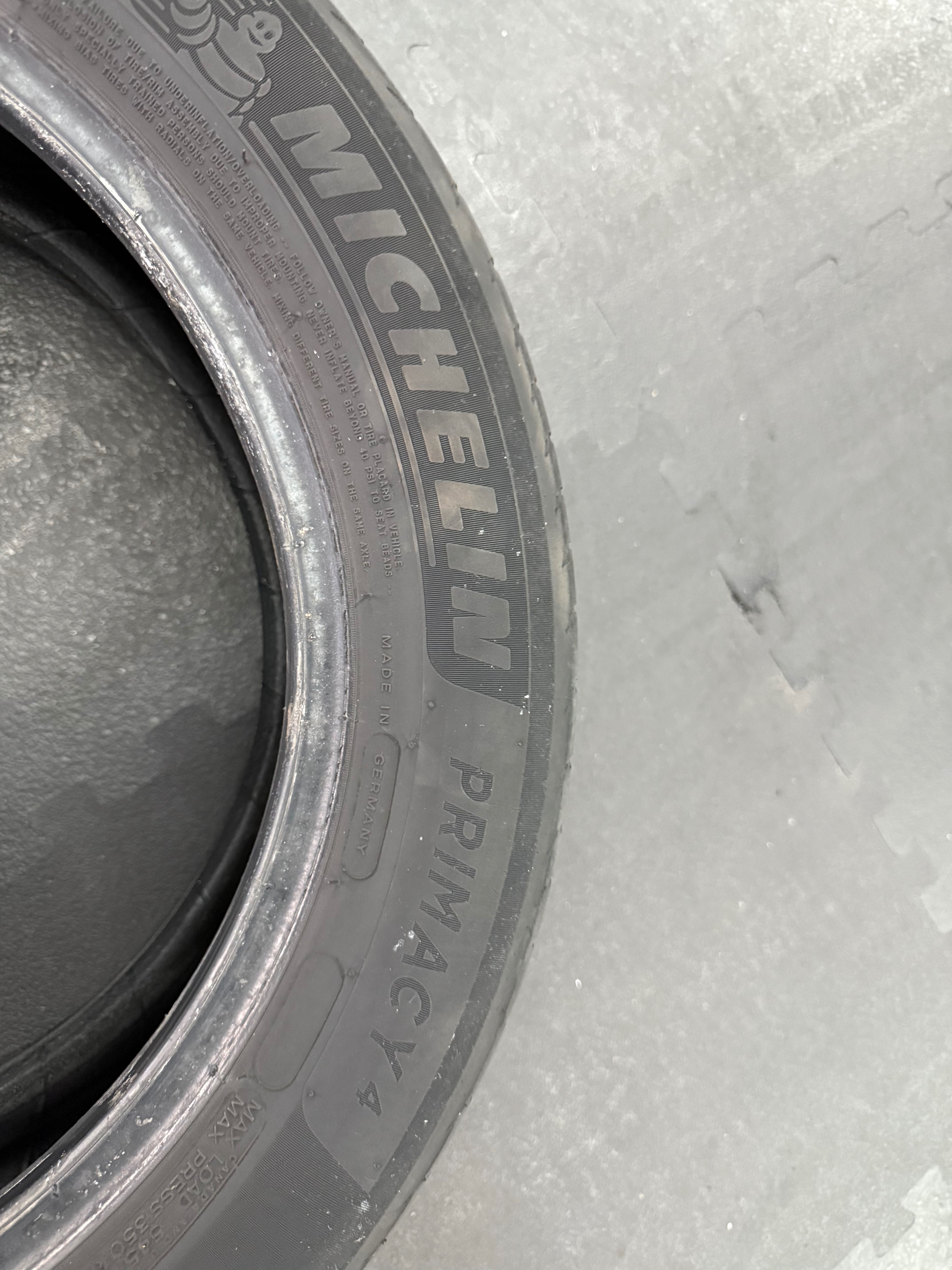 2 pneus Michelin primacy 4  195/55/16