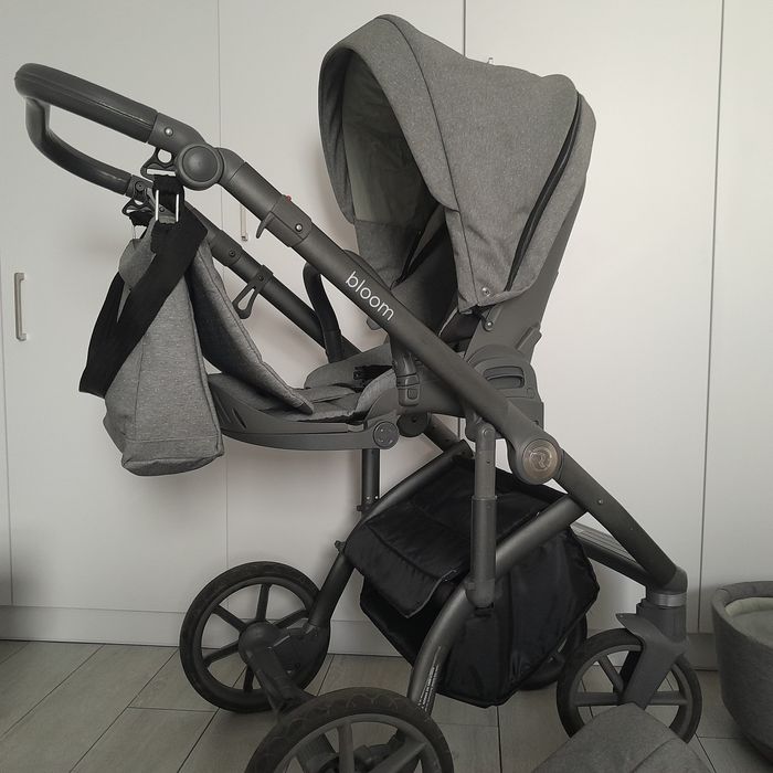 Wózek Wielofunkcyjny 2 W 1 BLOOM GREY DOTS ROAN