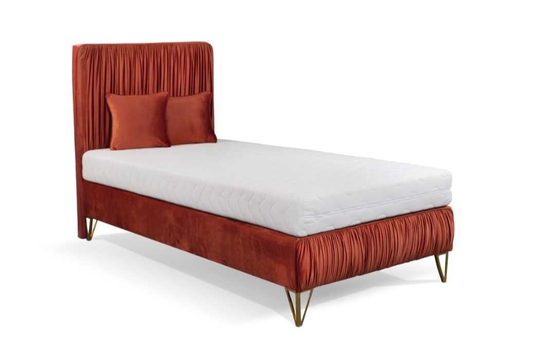 Łóżko tapicerowane Glamour 80x200 cm