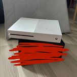 Xbox One S bialy uszkodzony na części konsola