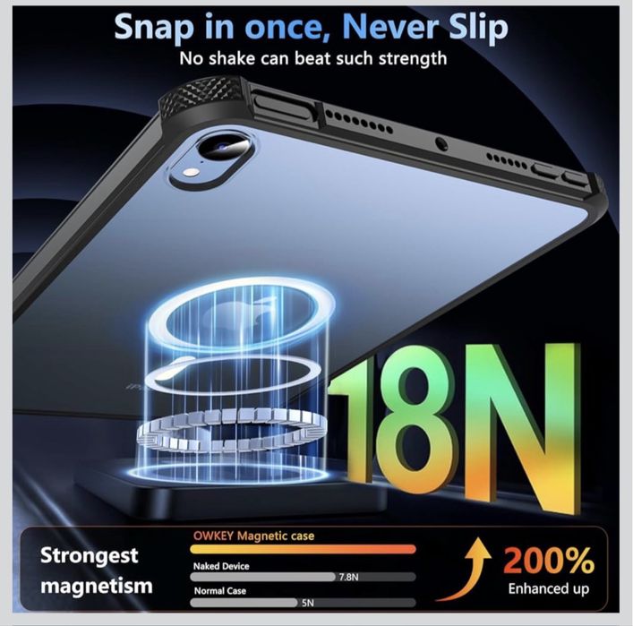 Суперовий чохол OWKEY для iPad Mini 6/7 з Magsafe