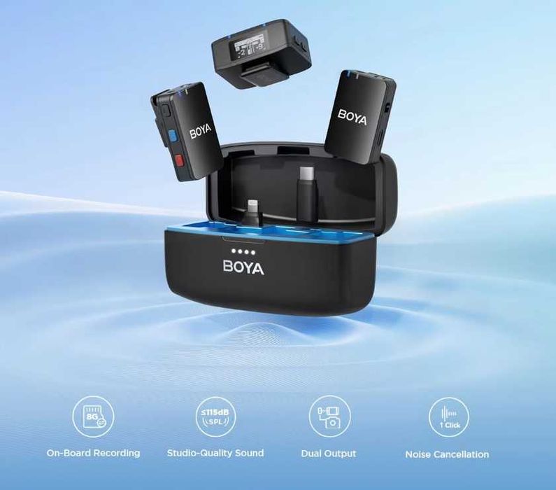 Бездротовий петличний мікрофон boya boyamic