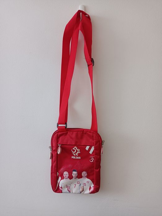 Mała torebka na ramię Polska PZPN Milik czerwona