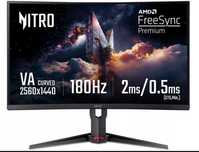 NOWY Monitor ACER Nitro XZ273U P2 27" 2560x1440px 180Hz 0.5 ms Curved