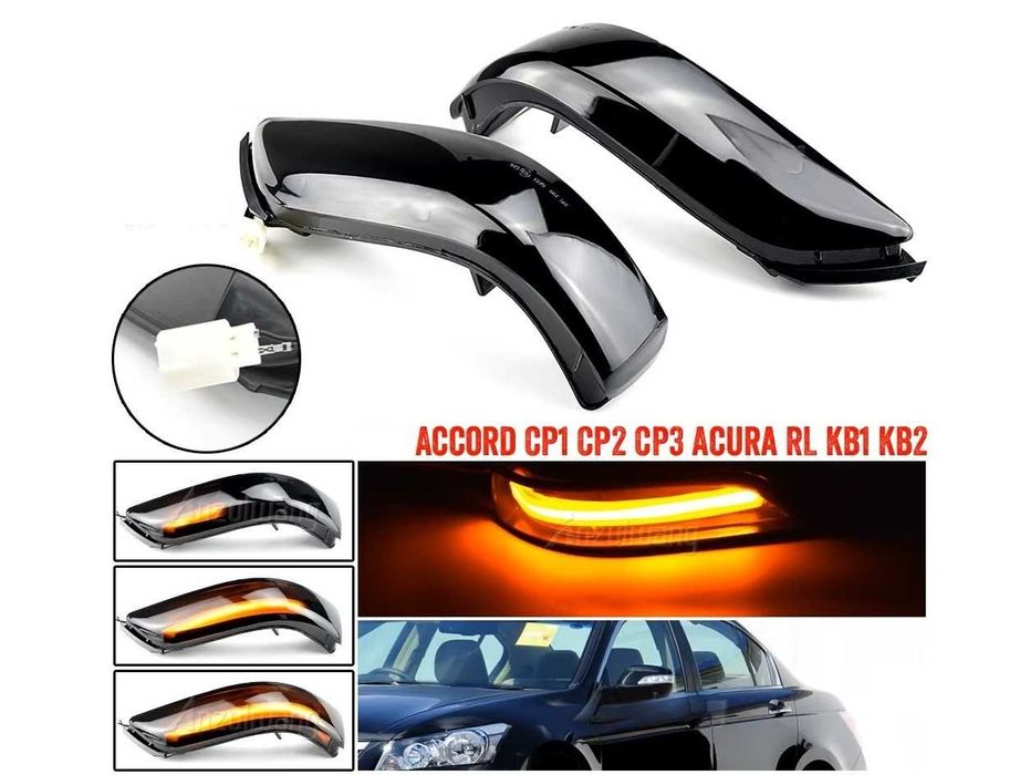 LED поворотники в дзеркала Honda Accord Civic CRV Fit Jazz