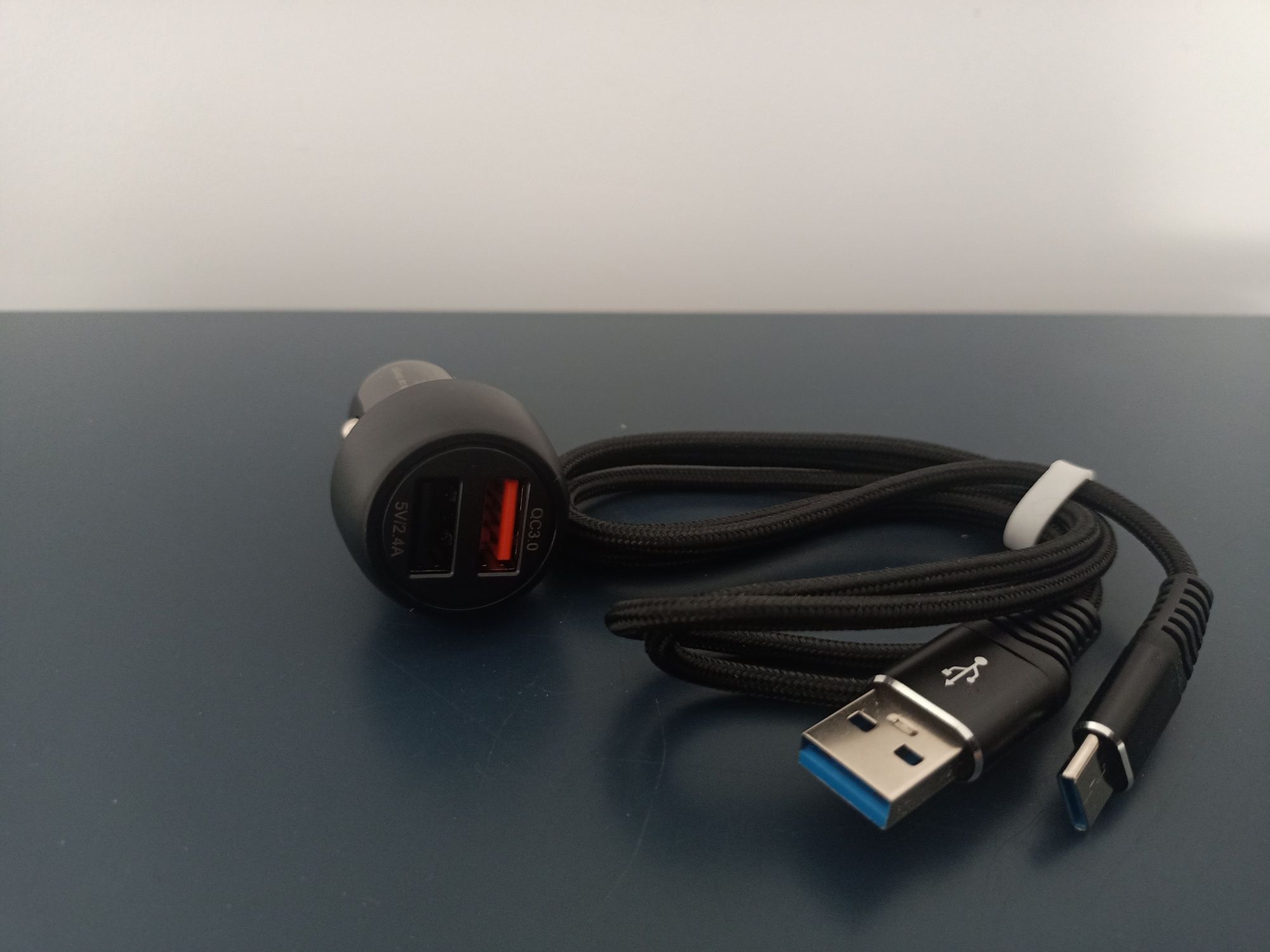 Sieger Szybka ładowarka USB do zapalniczki samochodowej do Samsung itp
