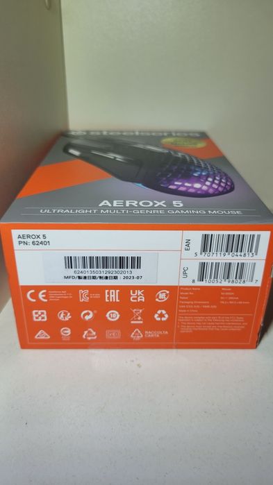 Мишка ігрова SteelSeries Aerox 5