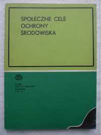 Społeczne cele ochrony środowiska