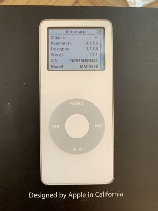 Apple iPod Nano 1 generacji 4gb a1137 unikat kolekcjonerski