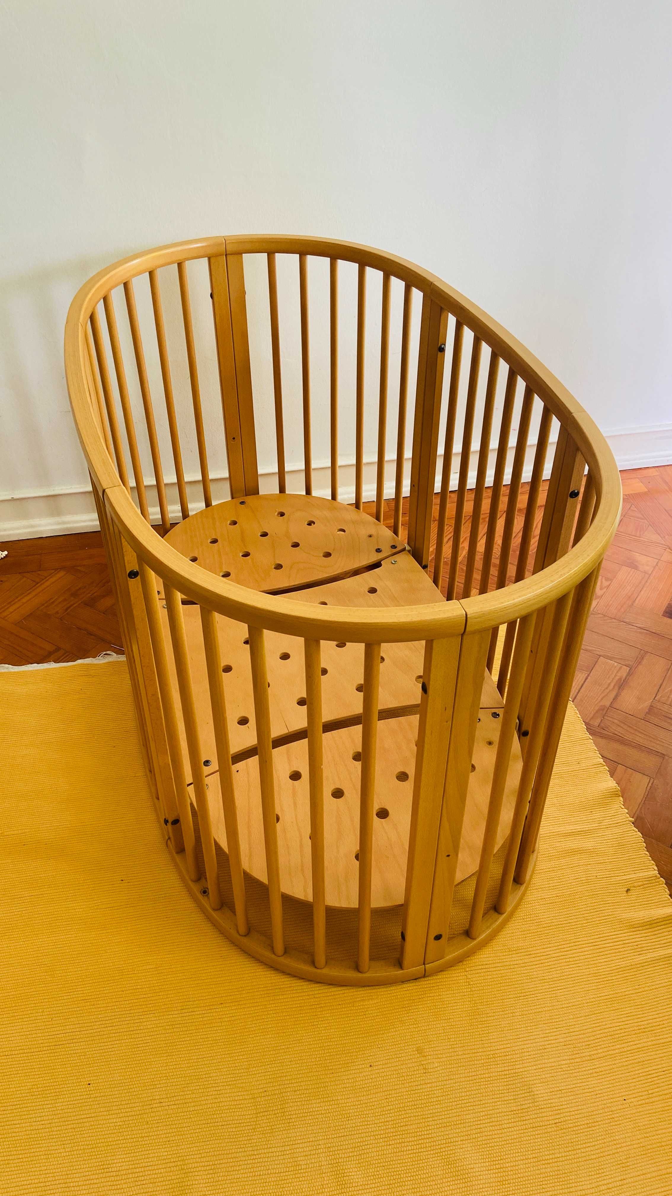 berço/Cama evolutiva Stokke + kit extensão júnior + colchão júnior