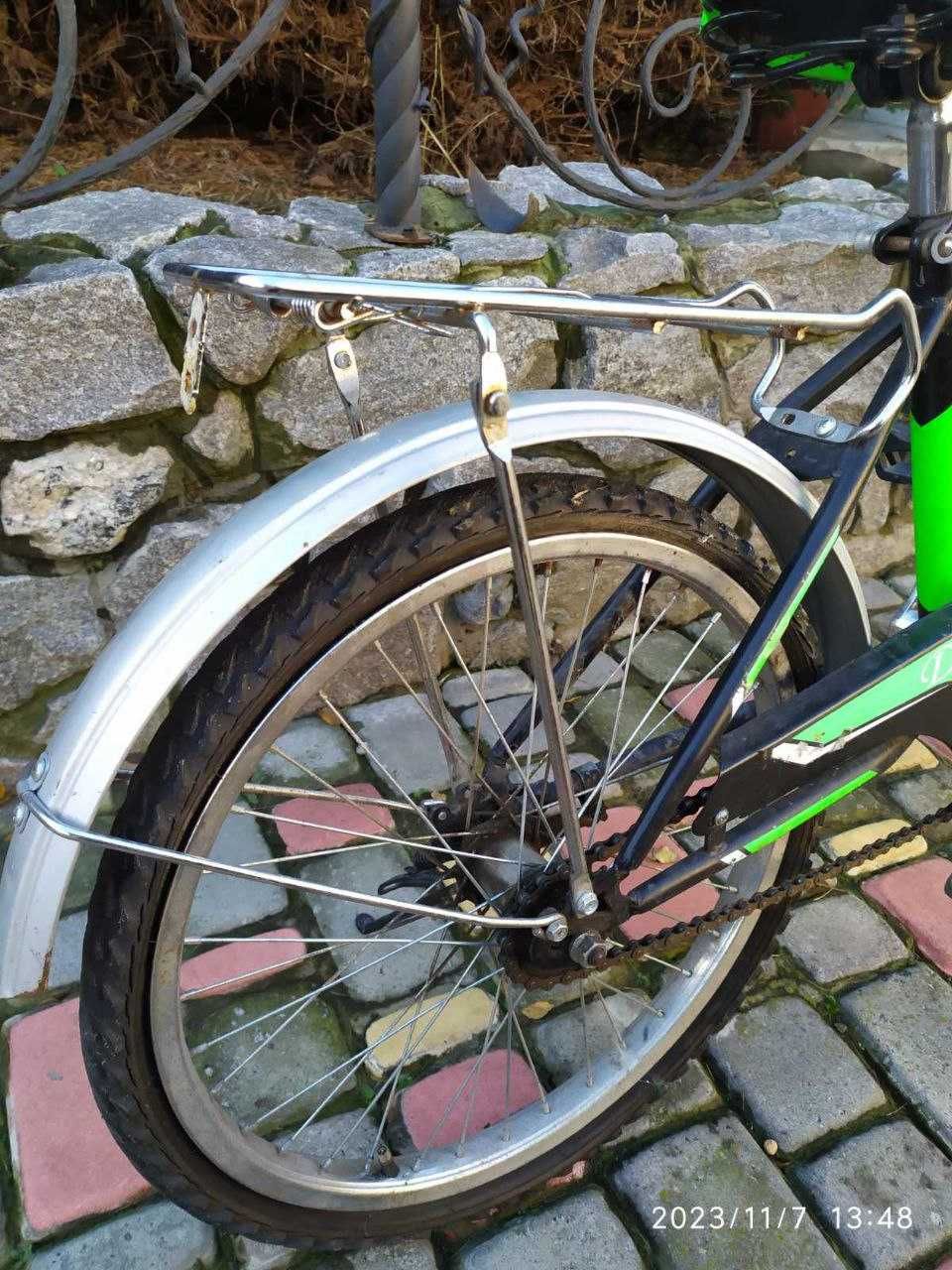 Велосипед 20" TitanBike Десна Black-Green-White