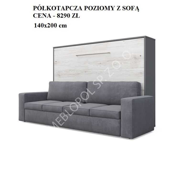 Półkotapczan poziomy 140x200 cm - różne kolory