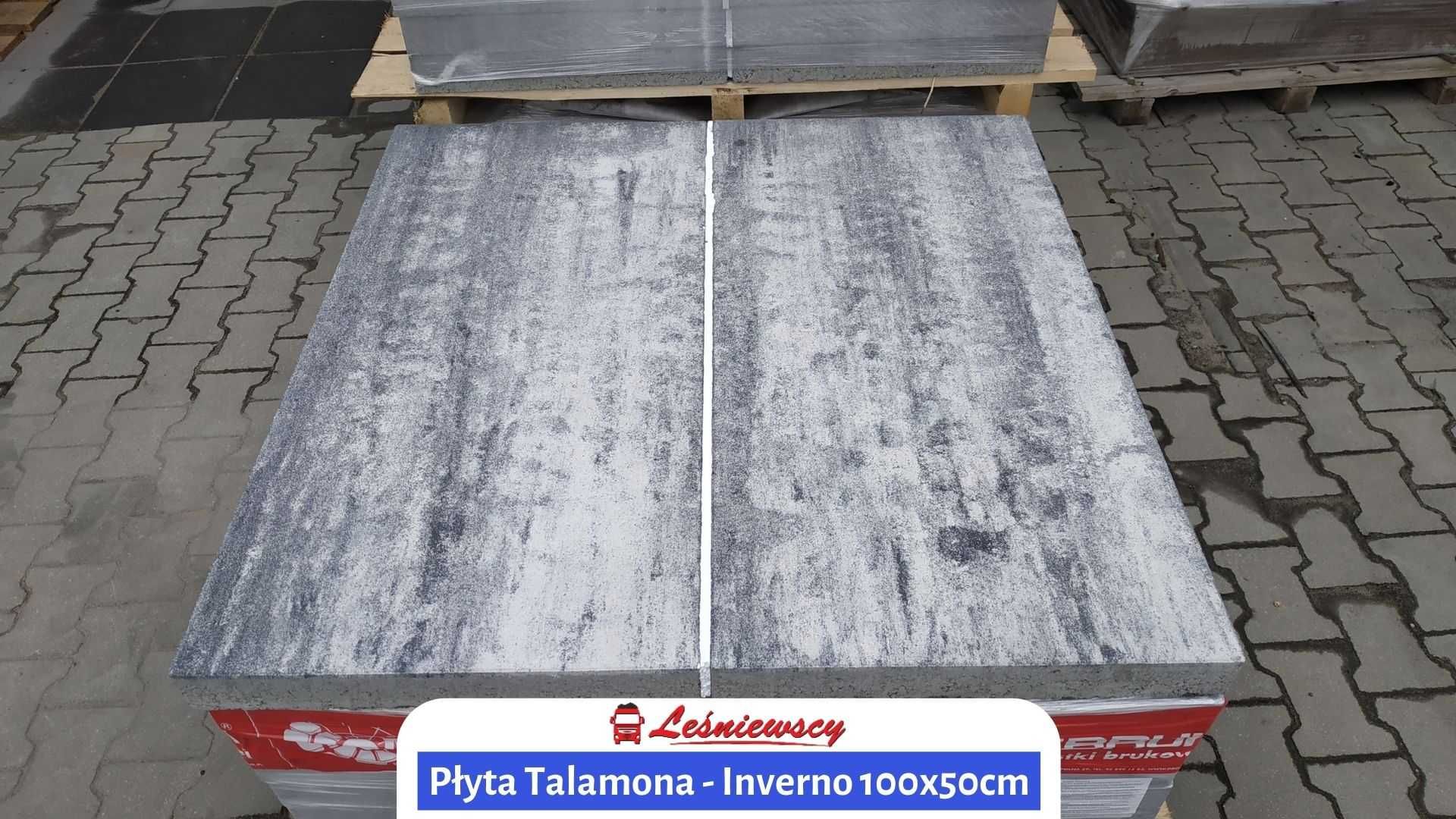 Płyta tarasowa betonowa talamona inverno 100x50x6 Kurier DROGBRUK