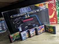 Sega mega drive 2 + картридж Новая!