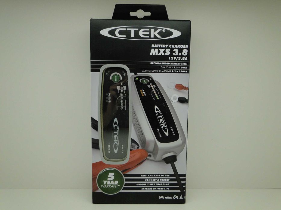 CTEK MXS 3.8, Ładowarka Akumulatorowa, Nowa