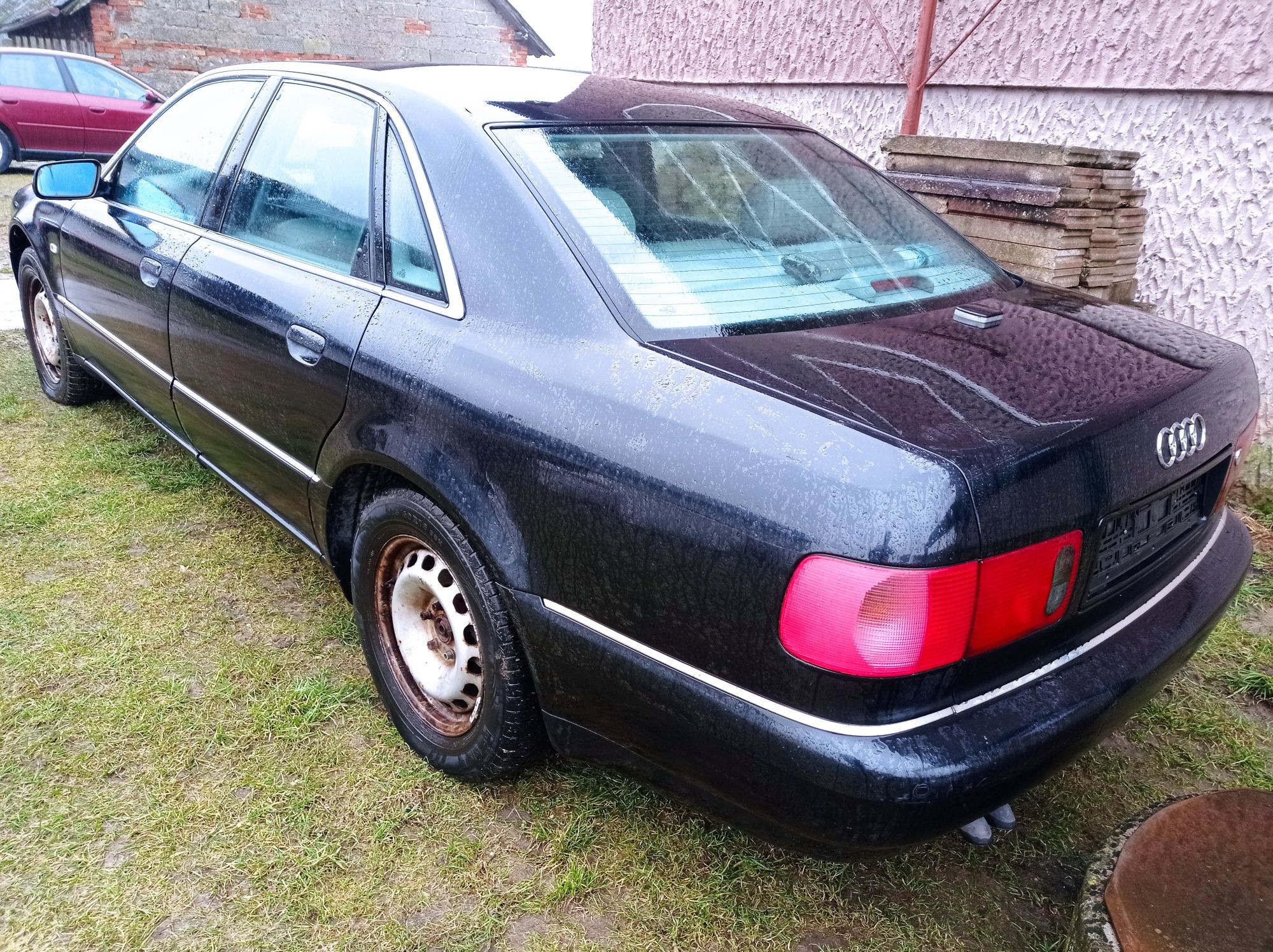 Audi A8 d2 2.5 TDI silnik skrzynia zderzak lampy fotele radio