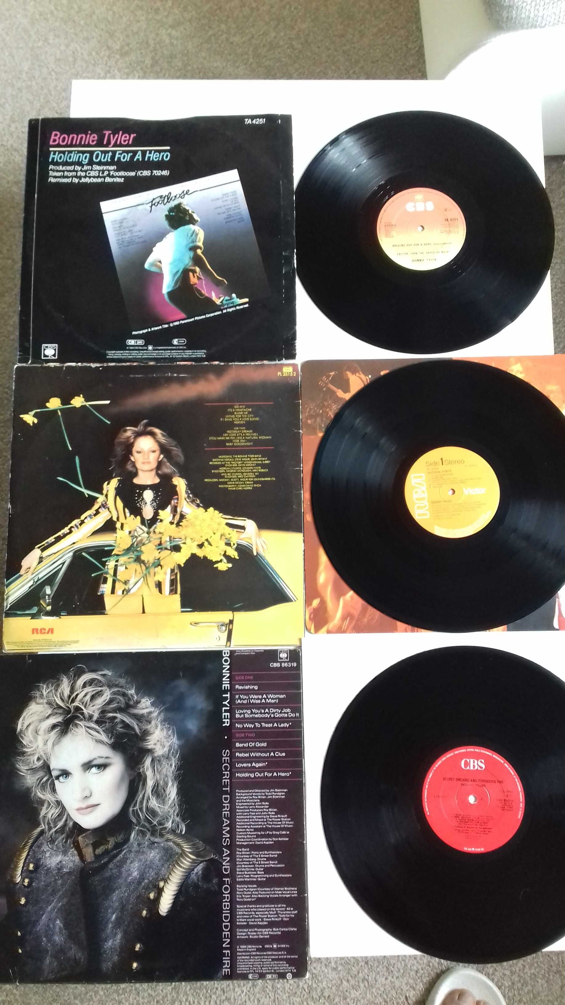 Płyty winylowe Bonnie Tyler 1-wydania z UK stany ex cena 59 zł