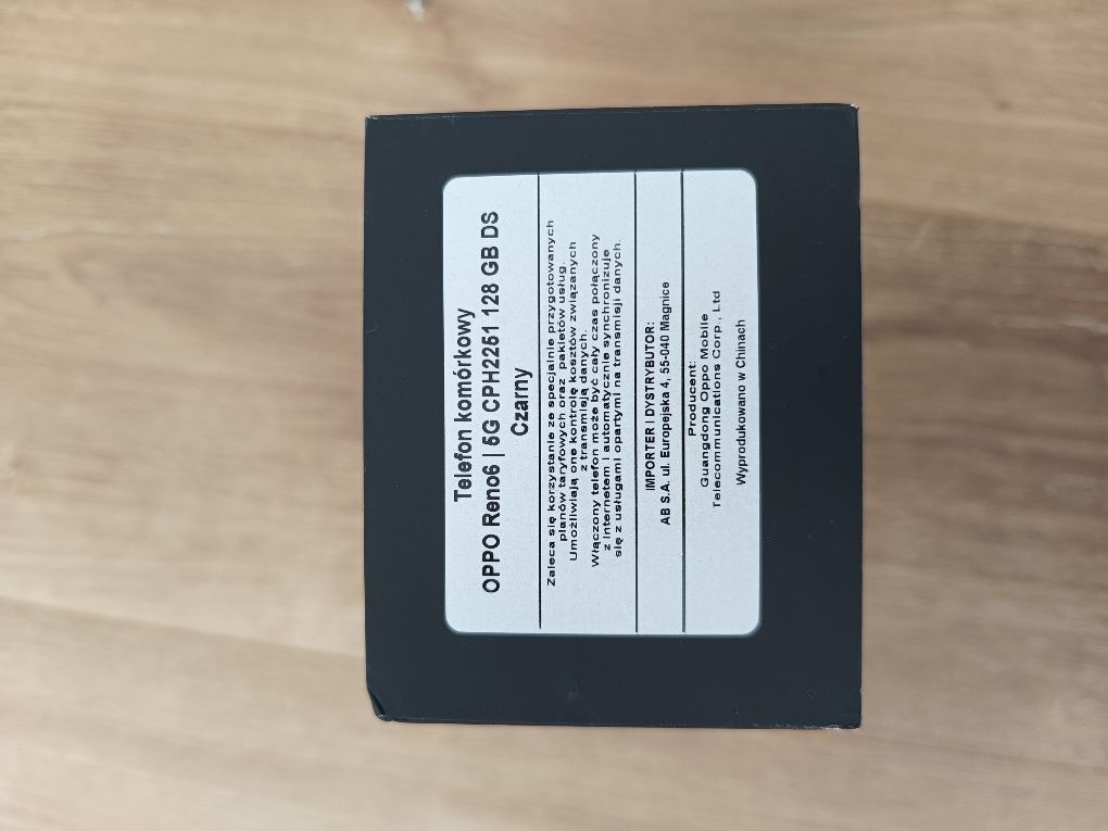 Oppo Reno 6 5g nie iPhone