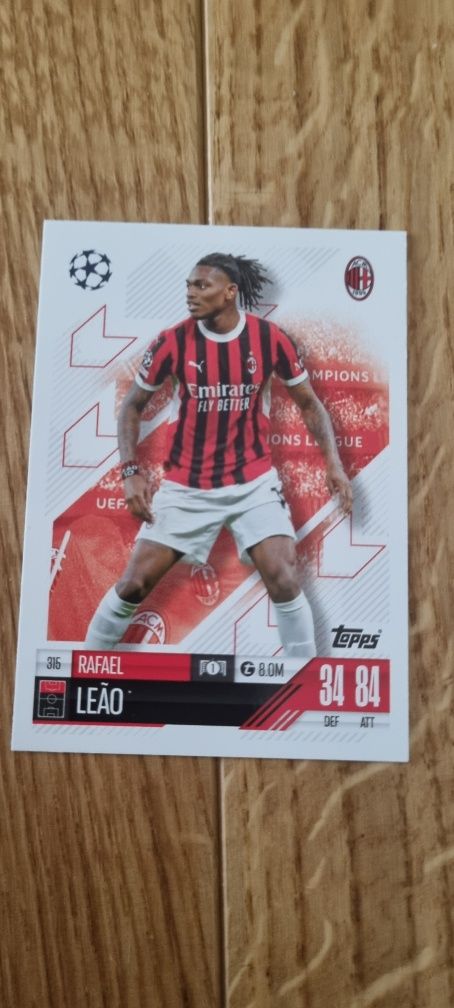 Rafael Leāo Topps Match Attax 24/25 AC Milan 315