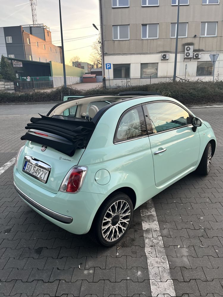 Fiat 500C! Piekny kabriolet/prywatny