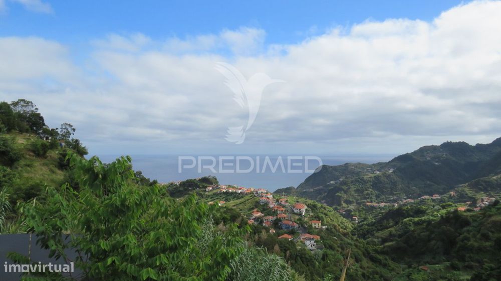 Terreno E Palheiro No Porto Da Cruz Com 3.740M2