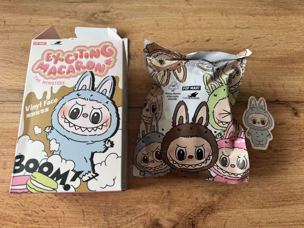 Labubu Macaron 100 procent oryginał PopMart Sea Salt Coconut