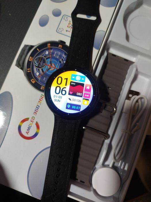 Смарт часы V 16 pro. GPS. AMOLED. 3D управление.Ip67.