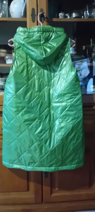 Płaszcz  damski pikowany bez rekawow