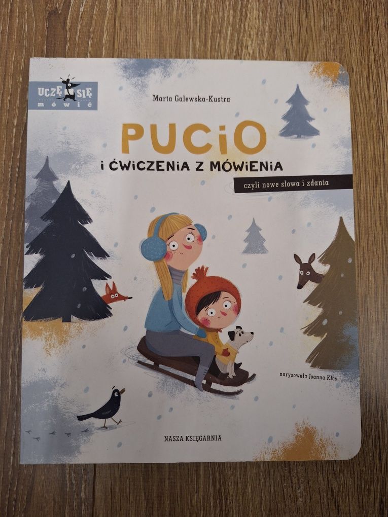 Książka Pucio i ćwiczenia z mówienia czyli nowe słowa i zdania
