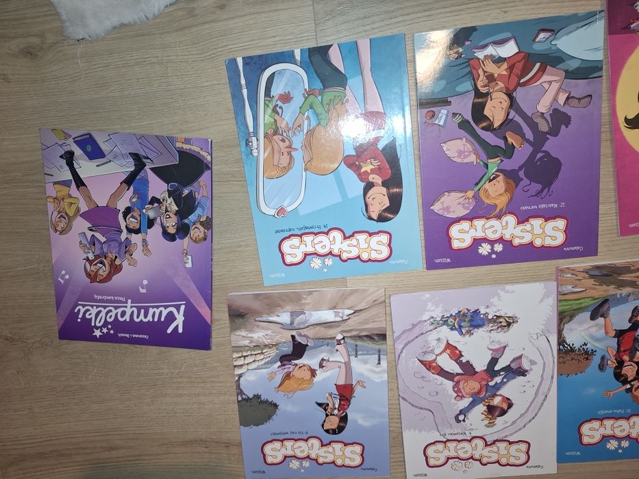 Sisters 16 tomów komiksy dla dziewczynki Cazevone + Kumpelki t1.