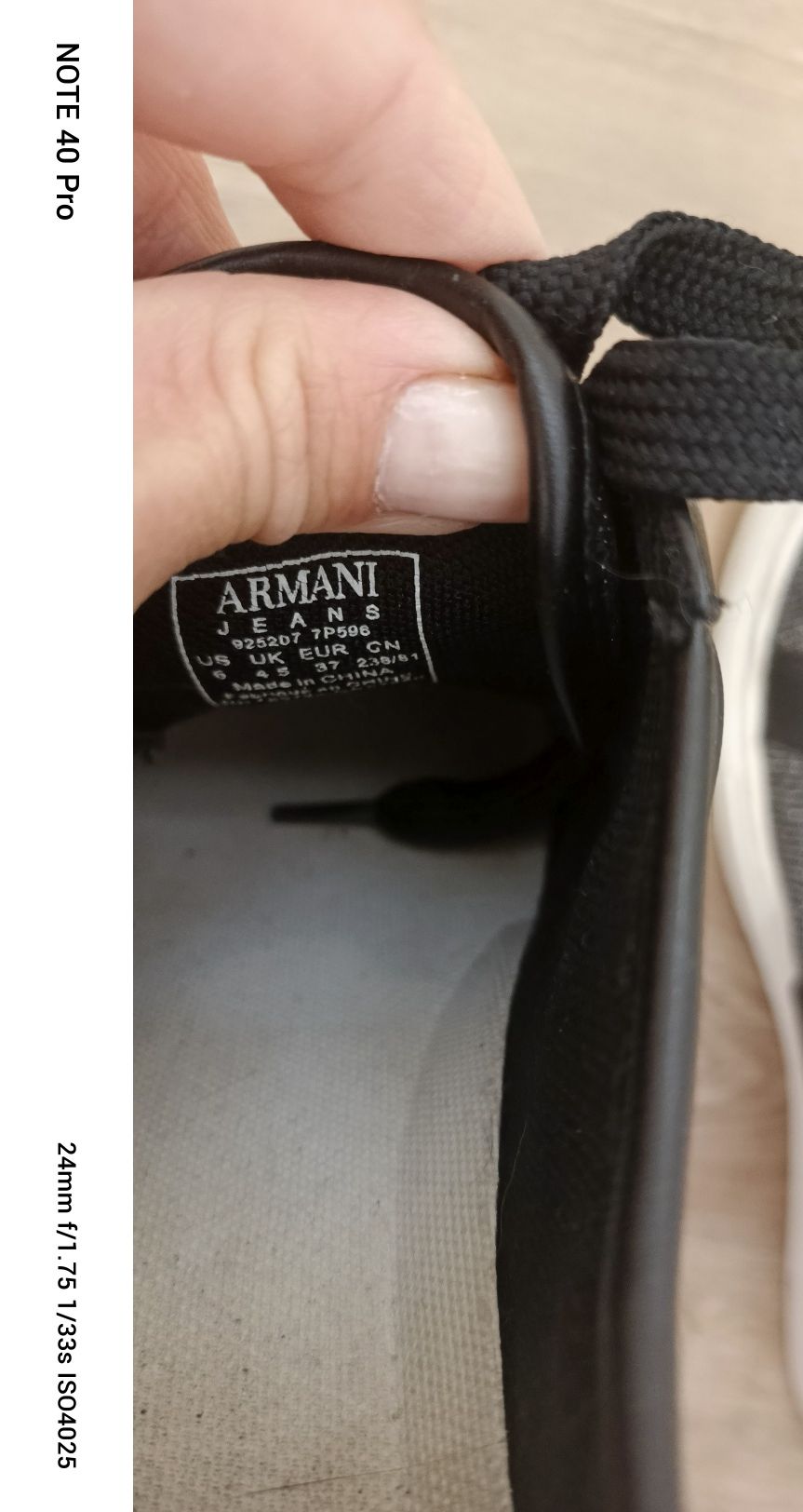 Sneakersy damskie Armani jeans 37