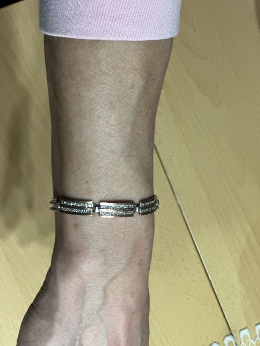 Набір каблучка і браслет срібло з позолотою