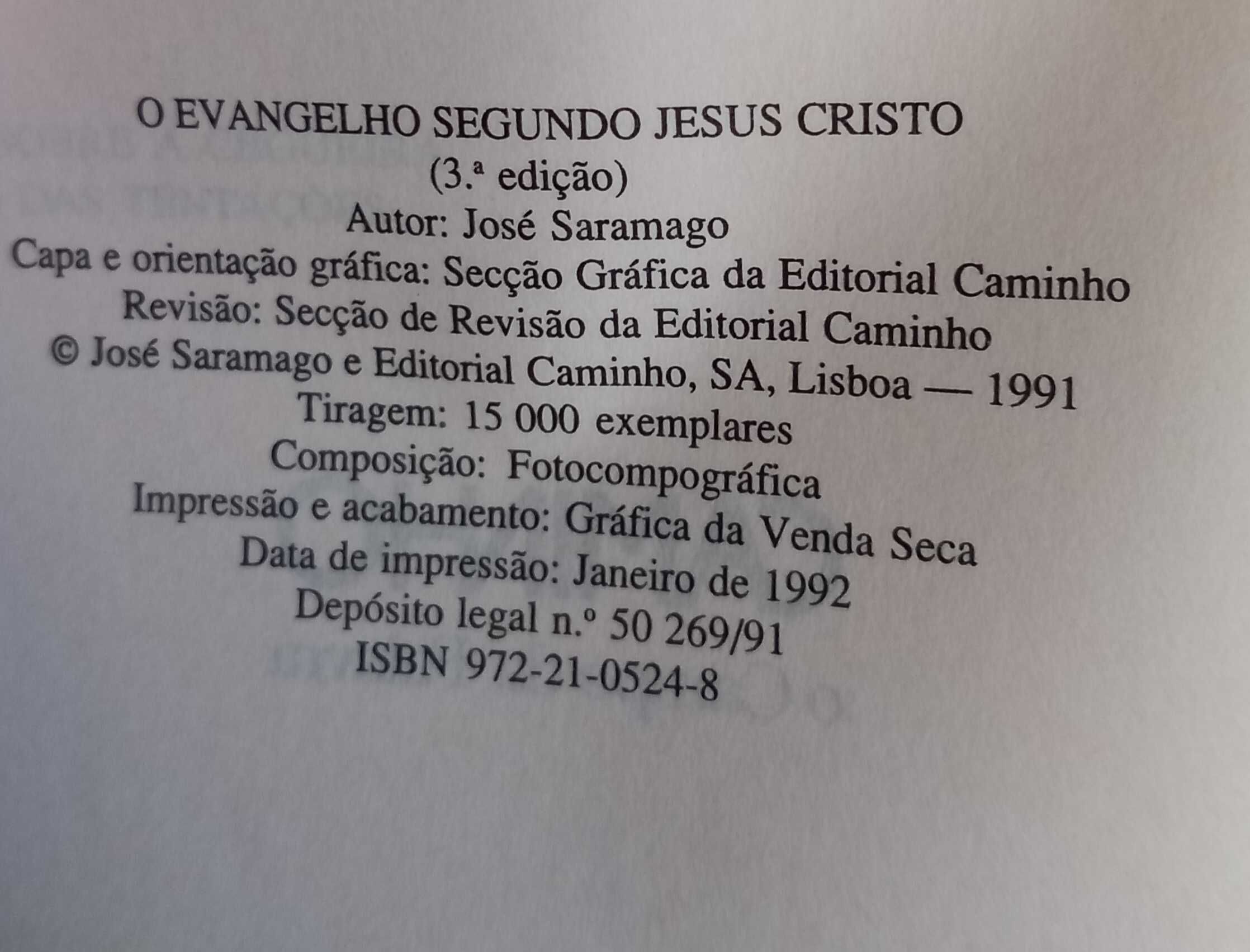 O Evangelho Segundo Jesus Cristo de José Saramago