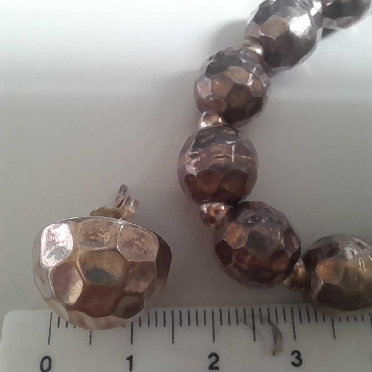 Conjunto Vintage Colar e Brincos - Prata